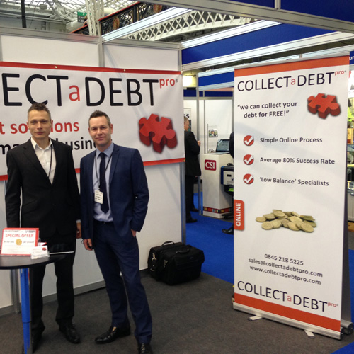 Banner display at the Business Show